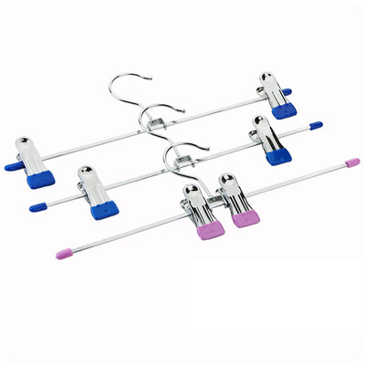 

Accor multi-functional anti-skid pants rack pants hanging underwear storage rack hanger wardrobe pants shelf pants clip 3 Pack