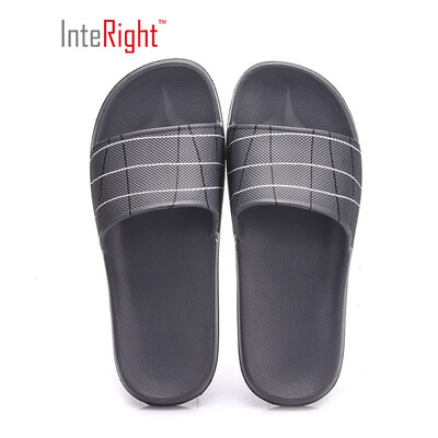 

INTERIGHT Mens home slip resistant bathroom slippers