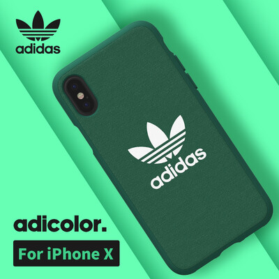 

Adidas (Adidas) iPhoneX Mobile Shell Новая яркая молодежная Apple X Silicone All-inclusive Простая нескользящая крышка для защиты от падения