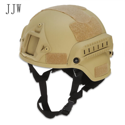 

JJW Tactical Helmet Airsoft Gear Paintball Head Protector with Night Vision Sport Camera Mount