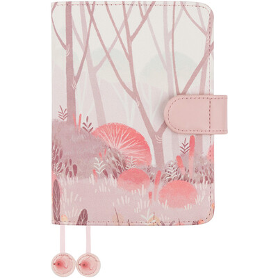 

Kinbor leather A6 handbook book schedule notebook hand book stationery notebook flamingo DTB6158