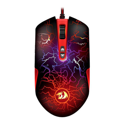 

Redragon M701 Lavawolf 3500 DPI Оптическая игровая мышь для ПК 7 Программируемые кнопки - черный