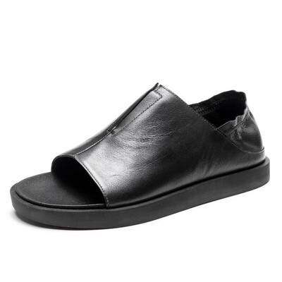 

Aokang Aokang casual shoes fashion simple men&39s leather sandals 183730081 black 43 yards