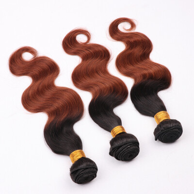 

Ombre Cheap Black Weft Body Wave Brazilian Hair Bundles for Sale 8A Best Quality Real Virgin Hair Extension 5 Pcs DHL Free Ship