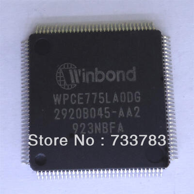 

2pcs/lot WPCE775LAODG WPCE775LA0DG Management computer input and output the start-up circuit of input and output