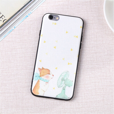 

Милый мультфильм кролик кот 3D рельеф мягкий тонкий чехол для iPhone 5 5s se силиконовая Ultra тонкий крышка для iPhone 6 6s 7 8