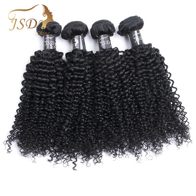 

JSDShine Hair Products Indian Virgin Hair Kinky Curly 4 Bundles Indian Kinky Curly Inidan Hair Weave Bundles Human Hair