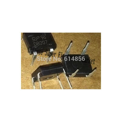 

50PCS DB207 DIP4 2A 1000V Rectifier Bridge