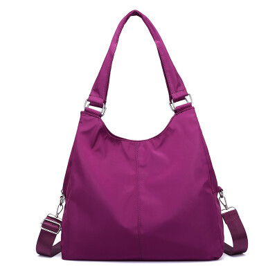 

Velvet bag female leisure mother bag large capacity shoulder Messenger bag Oxford cloth bag yoga bag