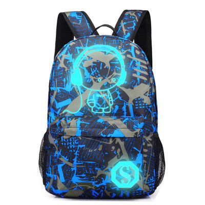 

Fashion trends night sky shoulders men&women Korean&Korean sports backpack junior high school students schoolbag ca