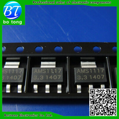 

Free Shipping 50PCSLOT SOT-223 AMS1117-33V AMS1117 LM1117 Voltage Regulator We only provide good quality Special offer