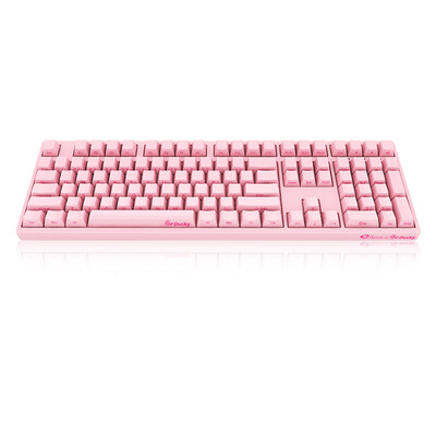 

AKKO Ducky Zero 3108 PBT side engraved mechanical keyboard 108 key cherry cherry axis pink tea axis full key programming