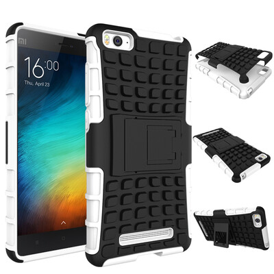 

MOONCASE шин Текстура Hybrid Kickstand PC + TPU Полное Прочный защитный 2 в 1 чехол для Xiaomi 4i m4i Mi4i ( 5.0")