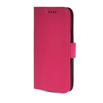 

MOONCASE High quality Leather Side Flip Wallet Card Slot Pouch Stand Shell Back ЧЕХОЛ ДЛЯ Htc One M8 Hot pink