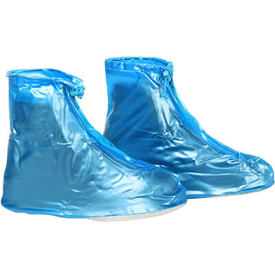 

Tattoo TUYUE outdoor rain boots sets of men&women thickening rain boots rain waterproof shoe cover non-slip boots sets flat blue 36-39