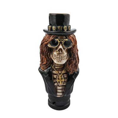 

Ryanstar Racing Universal Mummy Head Car Handles Gear Shift Knob with Plastic Hoses