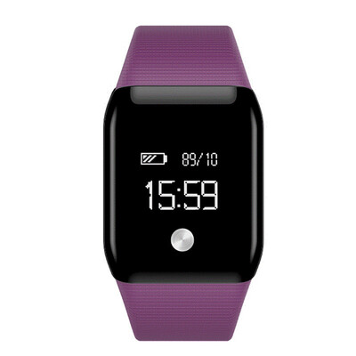 

Big Screen Smart Bracelet Sport Pedometer Band Heart Rate Fitness Watch Tracker Blood Oxygen Monitor Wristband For iOS Android