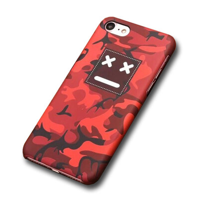 

Protect Case For Iphone 6 6G 6PLUS 6S 6S PLUS 7 7PLUS Night Luminous Smiling face red style Art Painting Slim Cover Thin Hard PC
