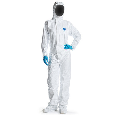 

DuPont DU PONT 1422A protective clothing overalls breathable hooded paint spray paint overalls strong waterproof dust-proof clothing electrostatic clothing  code