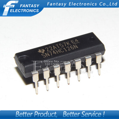 

10PCS SN74HC126N DIP14 SN74HC126 DIP 74HC126N 74HC126 new and original IC free shipping