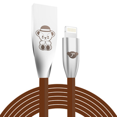 

Teddy Collection Apple Data Cable iPhoneX / 8 / 6s / 7Plus / iPad Зарядное устройство для плюшевого мишка Мультфильм Шнур питания 2 метра