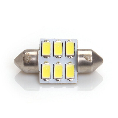 

15W 6SMD Car Led Light Bulb Luggage Compartment Light License Plate DC12V Lamp
