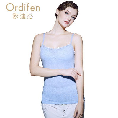 

Odifen Camisole Sexy Lace Modal Womens Vest XV6504 Pink Blue L