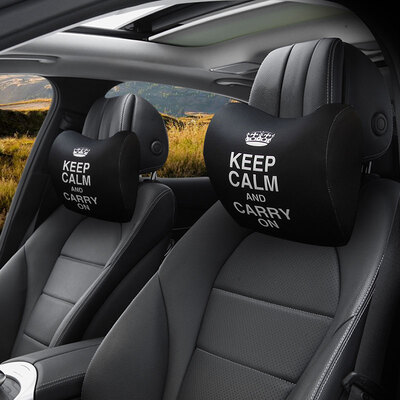 

OULEJIA car headrest OLJ-TZ001 memory cotton driving pillow car neck pillow pillow apricot