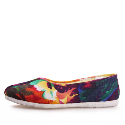 

In conjunction with the ladies handmade cloth shoes casual shoes with breathable lightweight fashion China wind flowers 8647A