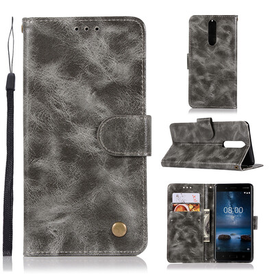 

Mzxtby High quality PU Leather Cover Case Flip PU Leather Flip Fundas Silicone Phone Case 5Inch Case For Nokia 2 TA-1029 TA-1035 F