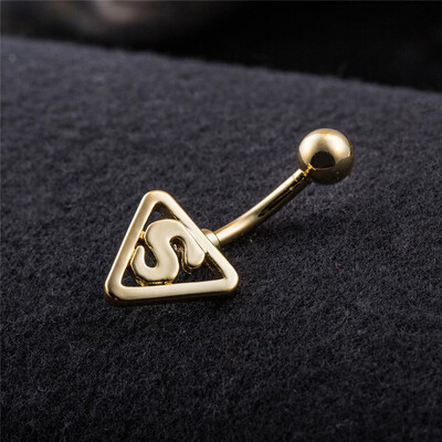 

Hot Sale Belly Button Series Body Piercing Ombligo Jewelry Superman Hero Alliance Logo Anti Allergic Material Navel Body Jewelry