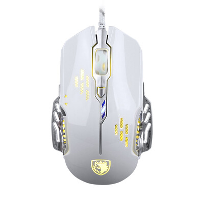 

Sades Flash Swept Игровая проводная машина Макро программирование Мышь Jedi Survival lol Counterfight cf Курильщик Wrangler Компьютерная периферия USB (Sports Edition White)