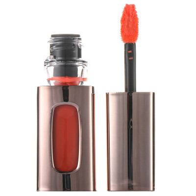 

Oreal (LOREAL) Fenze fog sensual luxury lip glaze V101 6.5ml (Oreal makeup cream sweet orange lip gloss lipstick lipstick