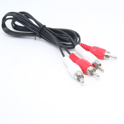 

Huayuan 12M Pure Copper Audio Cable 2 RCA to 2 RCA AV Cable