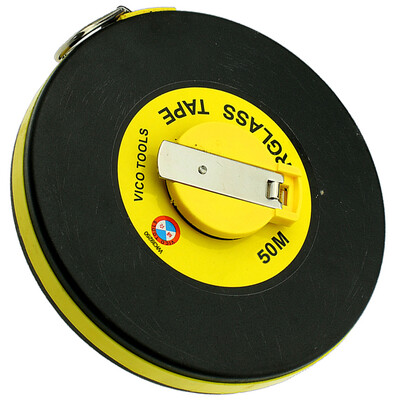 

Wick Wco WK39250 Fiber Ruler 50 Meters Fine Fiber Box Tape Measure Tape Leather Tape Measurer