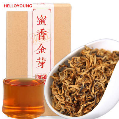 

C-HC005 Yunnan черный чай 100g Китайский кунг-фу cha Fengqing Dianhong чай красный ранний весенний медовый аромат золотые бутоны большие листья