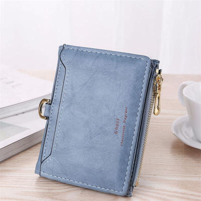 

Women Short Small Money Purse Wallet Lady Leather Folding Coin Card Holder