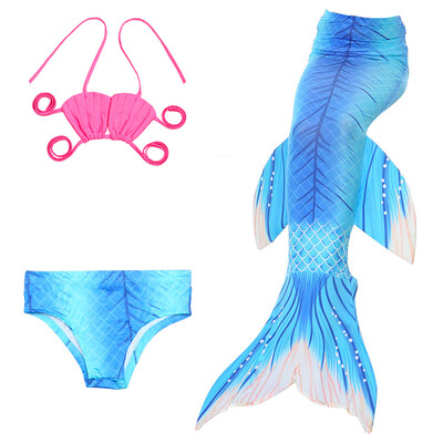 

3pcsSet Girls Mermaid Tails Swimming Costume2017 Children Mermaid Tail Costume For Kids Swimming Mermaid Tails