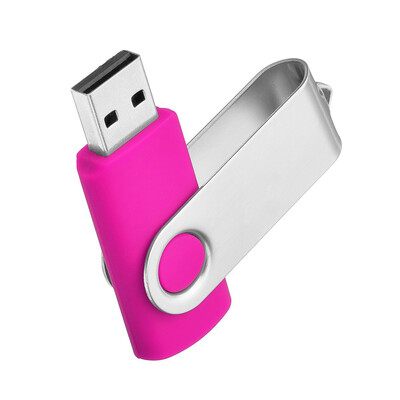 

Fillinlight Rose Swivel USB Flash Drive USB 20 Pen Drive Thumb Drive for Data Storage
