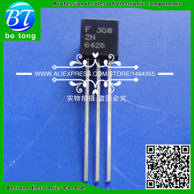

Free shipping 2N6426 NPN 40V TO-92 Silicon Transistor 50PCSlot