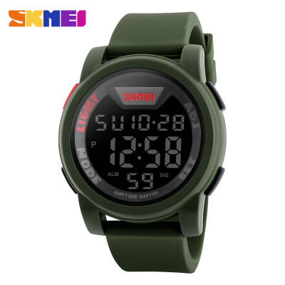 

SKMEI Watch Men Military Sports Watches Fashion Silicone Waterproof LED Digital Watch For Men Clock