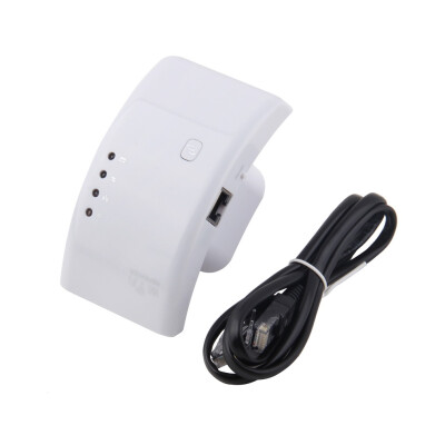 

300Mbps Wireless N 802.11 AP Wifi Range Router Repeater Extender Booster WHITE+AU PLUG