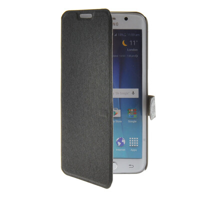 

MOONCASE Ultra thin matte surface Leather Wallet Flip Holster Pouch Stand Back чехол для Samsung Galaxy S6 Edge Black