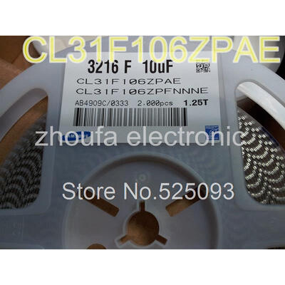 

2000pcs/lot CL31F106ZPAE 3216 F 10UF 1206 106 10UF 10V SMD Capacitor