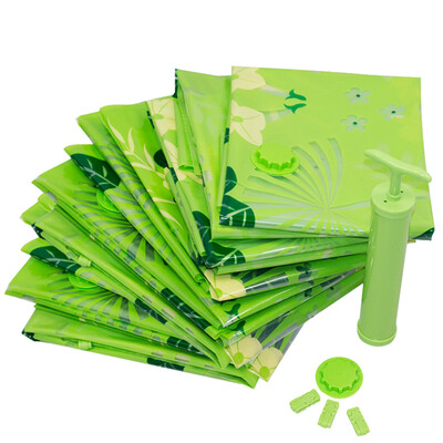 

Jingdong supermarket space studio printing compression bag vacuum storage bag 12 sets of 9 silk 6 large 6 in a hand pump