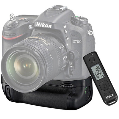 

Meike MK-DR7100 SLR camera remote control handle&battery case for Nikon D7100