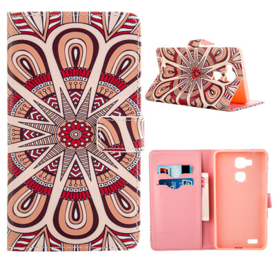 

MOONCASE Case for Huawei Ascend Mate 7 Flip PU Leather Fold Wallet Card Slot Kickstand Back Case Cover [Pattern series] /a02