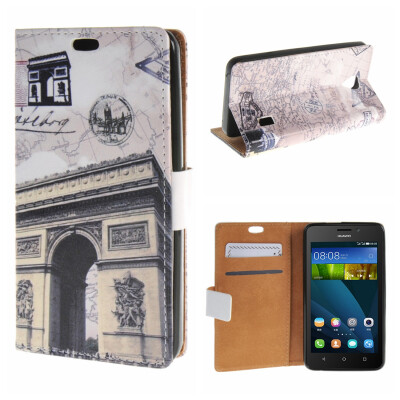 

MOONCASE for Huawei Ascend Y635 Case Flip Wallet Card Slot Stand Leather Folio Pouch Case Cover /a11