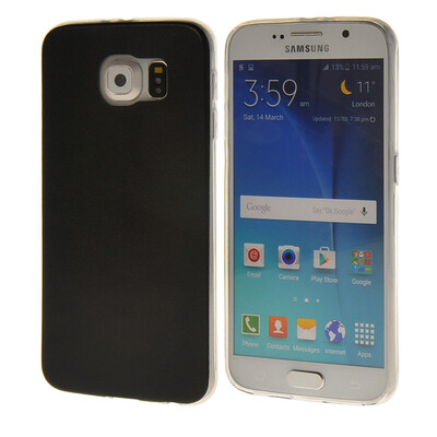 

MOONCASE New Soft Silicone Gel TPU Flexible Shell Protective Case Cover for Samsung Galaxy S6 Black