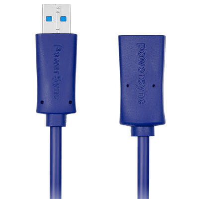 

PowerSync USB3-ERAMAF156 USB30A male pair A mother ultra-high-speed extension cord 15 m blue